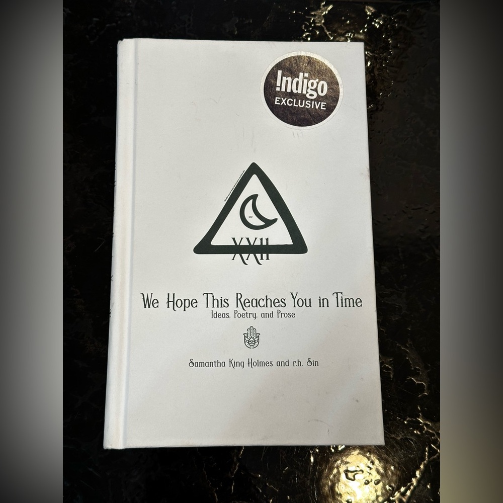 R.H. SIN “WE HOPE THIS REACHES YOU IN TIME” BOOK